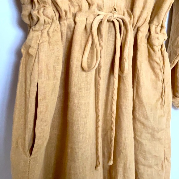 Black Crane linen jumpsuit - Picture 6 of 6